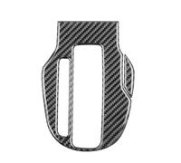 Decoración panel Compatible Con Para Jazz 2014 2015 2016 2017 2018 Fibra Carbono Cubierta Panel Cambio Marchas Coche Etiqueta Decorativa Ajuste Cubierta Decorativa Panel Cambio Coche