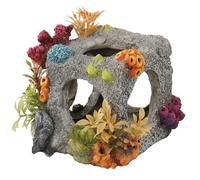 Ebi Aqua Della Cube Habitat - Decoración para Acuario, 12 x 11,5 x 11 cm