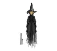 Decoración para Brujas de Halloween - con sonido | Bruja colgante animada | Ojos luminosos 'Outdoor Prop | Decoración de Patio en el Jardín Especttral para el Jardín | Haunted House