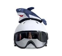 Decoración para casco de motocicleta, tiburón, pingüino, conejo, accesorio de ventosa para la cabeza, accesorios para casco de cuernos con ventosa adhesiva, accesorios para bicicleta de esquí para