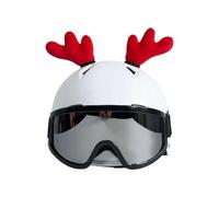 Decoración para casco de motocicleta, tiburón, pingüino, conejo, accesorio de ventosa para la cabeza, accesorios para casco de cuernos con ventosa adhesiva, accesorios para bicicleta de esquí para