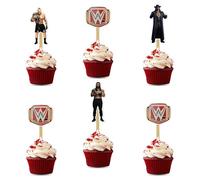 Decoración para cupcakes con temática de WWE