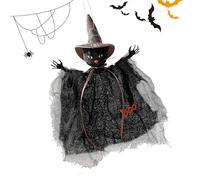 Decoración para el árbol de Halloween | Red de Castillo Fantasma decoración para Halloween | Gato Colgante decoración para jardín, Patio, casa de Campo, Exterior e Interior