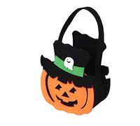 Decoración para el hogar de Halloween, bolsa reutilizable para dulces regalos, compras, eventos, horizonte, póster (I, talla única)