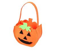 Decoración para el hogar de Halloween, bolsa reutilizable para dulces regalos, compras, eventos, horizonte, póster (A, talla única)