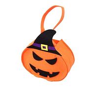 Decoración para el hogar de Halloween, bolsa reutilizable para dulces regalos, compras, eventos, horizonte, póster (E, talla única)
