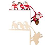 Decoración para La Esquina de la Puerta - Sztuczna del?a Ziele? - 2 Piezas Decoración De La Esquina De La Puerta Para La Navidad,Para La Cocina El Dormitorio La Casa El Armario La Chimenea La Fiesta Y