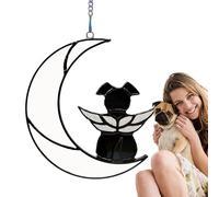 Decoración para perros acrílicos para amantes de los perros, decoración para ventanas, de sol, pérdida de perros, simpatía, regalo para mascotas, adorno para recordar a tu amado Sonnenc