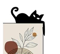 Decoración Para Puerta Con Gato,Decoración de Esquina de Puerta en Madera - Arte Decorativo Con Forma De Gato Para Estantes Repisas Dormitorios Estudios Temporada Halloween
