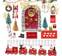 Decoración para Puerta de, Juego de Puerta de - Puerta de en Miniatura con | Actividades artesanales para niñas, Juguetes educativos para el hogar en