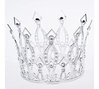 Decoración para tarta con diamantes de imitación plateados, decoración para fiestas de cumpleaños, bodas, decoración para mujeres, señora niña, boda, temática de fiesta de cumpleaños