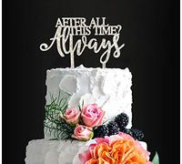 Decoración para tarta de boda de Harry Potter con texto en inglés "After All This Time Always Top" para tarta de boda