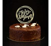Decoración para tarta de cumpleaños con temática de Navidad, festividades, para aniversario, decoración de postres, decoración de postres, fabulosa escritura festiva, espejo con tema de invierno
