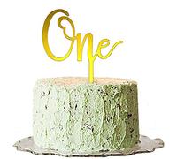 Decoración para tarta número uno, decoración para primer cumpleaños, decoración de fiesta de cumpleaños para bebé, parejas y primer aniversario