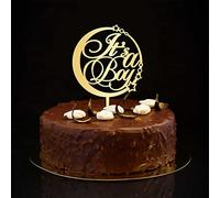 Decoración para tartas con texto en inglés "It's A Boy" para bautizo de bebé, decoración personalizada para mamá para ser y regalo de bautizo para nueva mamá, color dorado
