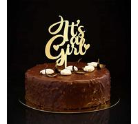 Decoración para tartas con texto en inglés "It's A Girl" para mamá, regalo de revelación de género, anuncio de embarazo para recién nacido, recuerdos de fiesta para niños, niños, niñas