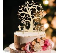 Decoración para tartas de boda, decoración de tartas de madera, decoración para tartas de boda, decoración para tarta de boda, decoración personalizada, diseño de Mr Mrs