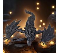 Decoración para tartas de dragón negro, huevos de dragón 3D para adultos, regalos sorpresa para colegas y eventos