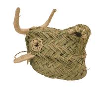 Decoración Pared Cabeza Vaca Mini Natural de Forma Artesanal Medidas 18 cm de x 19 cm de Largo x 20 cm de Ancho