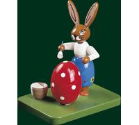 Decoración Pasuca Niña Conejo Con Huevo de Pascua Altura = 8cm Osterhasenfigur