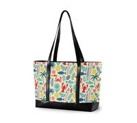 Decoración regalo moderno bolsos para mujer con cierre Tropical Pink Flamingo Hawaii Verano para mamá con pañal, Italia Summer Travel Coastal