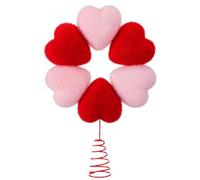 Decoración romántica para árbol de San, 34 cm - Árbol con forma de corazón para adornos, para comedor, alféizar, estantería de cumpleaños, boda, Galentines Day