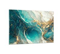 Decoracion Salon Abstracción Mármol Piedra Vidrios decorativos 120x80cm Cuadro Sobre Vidrio Moderno Cocina Cuadros Pared Impresiones Impresión en Cristal Wall Art Prints Grande XXL GAA120x80-5715