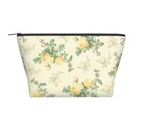 Decoración Shabby Chic Floral, Bolsa de artículos de tocador Bolsa de Maquillaje Bolsa de cosméticos Bolsa de artículos de tocador de Viaje portátil