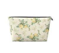 Decoración Shabby Chic Floral, Bolsa de artículos de tocador Bolsa de Maquillaje Bolsa de cosméticos Bolsa de artículos de tocador de Viaje portátil
