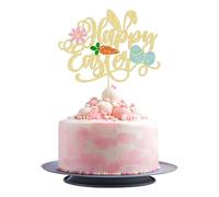 Decoracion Tarta Conejitos, Decoracion Tarta de Pascua, Conejos de Pascua Decoracion, Decoración de Pasteles de Pascua, Conejito Cupcake Toppers para Cumpleaños, Baby Showers, Fiestas de Pascua (A)