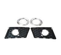 Decoracione faros antiniebla Compatible con Benz X204 GLK 350 2010 2011 2012 izquierda derecha parachoques delantero coche lámpara antiniebla parrilla cubierta 2048853823 2048853723(A set)