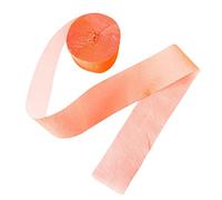 Decoraciones - 1 rollo de papel crepé fluorescente brillante para bodas, cumpleaños, fiestas, bailes, fotografía, pósteres LED (naranja, talla única)