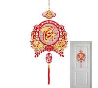 decoraciones, Adorno del año de la serpiente - Colgante decorativo 2025, | Decoraciones con dijes palabras for pared, puerta, ventana, jardín(A)