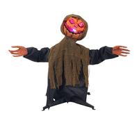 Decoraciones Animate De Halloween - Decoración luminosa En Forma De Calabaza Fantasma Oscilante, Ornamento De Sonido Iluminado | Figura Colgada En El Jardín Al Aire Libre | Encendedor Especttral Para