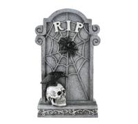 Decoraciones Cementerio Halloween Estelas Diseño Cráneo y Placas de Jardín