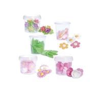 Decoraciones comestibles - SCRAP COOKING - Juego de hojas y flores - Comestibles - Sin colorante azoico - 4 modelos