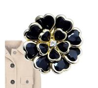 Decoraciones con botones florales: colgantes para vestidos retro, de metal de fantasía, para embellecer ropa mejoran la presentación del estilo de ropa | Lujo decorativo ley