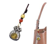 Decoraciones de Año Nuevo Chino - Latón 22g | Llavero giratorio 3D, colgante de coche de prosperidad diaria, bolso, amuleto para mochila | Adultos, Mujeres, Hombres, Petit am, caballo, Se référer au