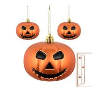 Decoraciones de árbol de halloween, decoraciones de calabazas para árbol de otoño, colgantes de cara espantosa para colgar puerta, manijas ramas jardín pared