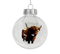Decoraciones De Árbol De Navidad - Colgantes De Acrílico Transparente En Forma De 2D, De Animales Salvajes, Colgantes Transparentes Para Árbol De Vacaciones | Accesorios De Navidad U