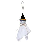 Decoraciones De Árboles De Halloween | Decoración De Fantasmas Blancos Para Halloween - Colgantes De Decoración Para Interior Al Aire Libre Fuera Del Dormitorio Ventana Del Jardín Con Chapea
