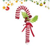 Decoraciones De Bastón De Navidad De Interior, Decoraciones De Navidad De Temporada, Adorno Para Decoración De Fiestas, Para Hogar Oficina Sala Dormitorio Pared Capa Corona Escalera Ventana Jardín