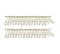 Decoraciones de bucle de antena 50 unidades de lazos blancos para automóviles para bodas y eventos especiales