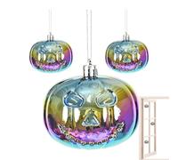 Decoraciones de calabazas para árbol | Calabazas Decorativas Halloween | Colgantes Caras de miedo Versátiles para Puertas Jardín Rama
