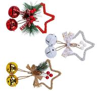 Decoraciones De Campanas De Estrellas Seguras Y Sostenibles Accesorios De Exhibición De Ventana De Árbol De Navidad De Uso Múltiple Para Eventos Divertidos Accesorios De Decoración De Casas De