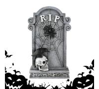 Decoraciones de Cementerio de Halloween Carteles De Jardín Con Estela Y
