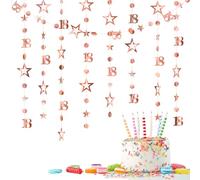 Decoraciones de cumpleaños número 18 de 3 m de largo, pancarta de cumpleaños 18, decoraciones de pancarta de cumpleaños de 1/8, serpentinas colgantes doradas, decoración de cumpleaños de color dorado