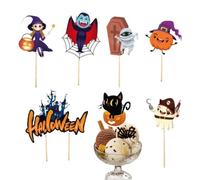 Decoraciones De Cupcakes De Halloween 7 Picas Decorativas Lindas En Para
