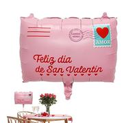 Decoraciones de, diseño de sobre rosa, accesorios de día festivo, globos de decoración de San Valentín para, decoración del hogar, novio, novia, esposa, amiga, hermana, hija, boda