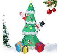 Decoraciones de es inflables de Navidad - Gigante de iluminación - muñeco de Nieve Santas Decoración de la de la Noche del de Navidad, decoración de al Aire Libre para la fies